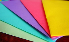 colored envelopes